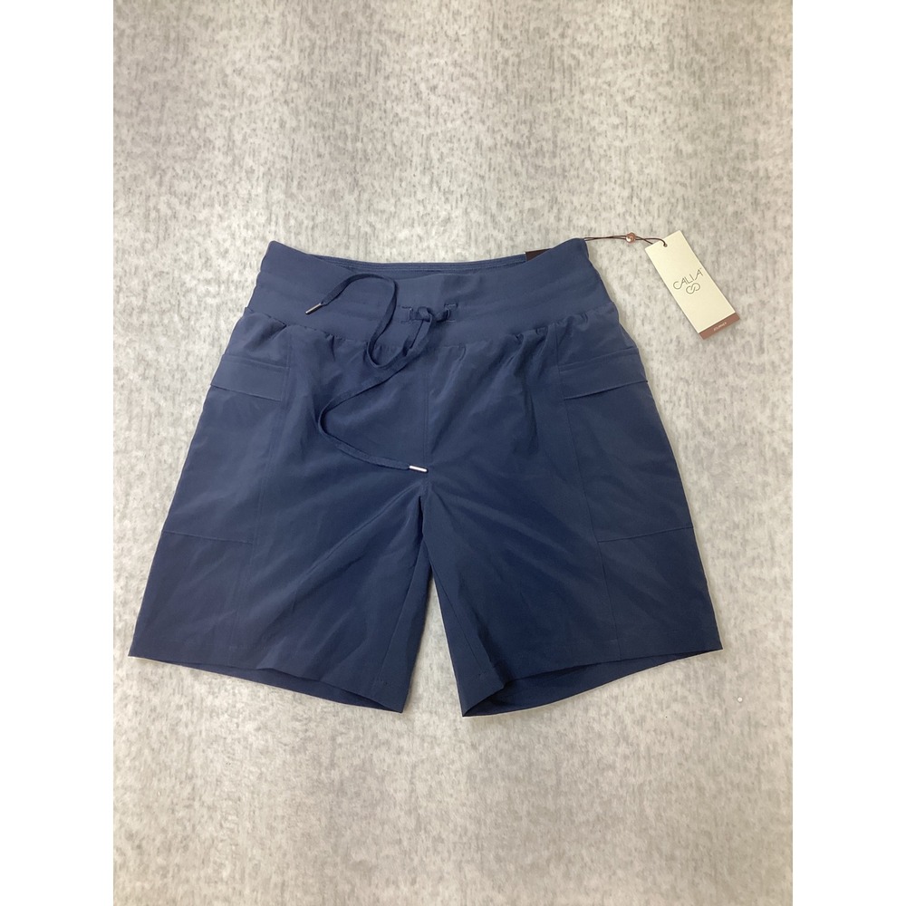 CALIA Journey TrueLight Bermuda 7" Shorts Ardosia Slate Blue XS WAX14211 NWT